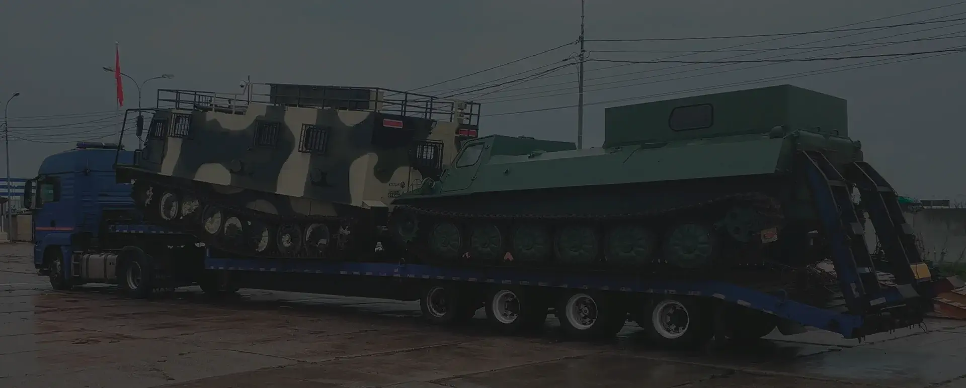 Транспортировка танков и ракет в рабочем поселке Большое Козино (Приволжский округ - Нижегородская область) с соблюдением секретности.